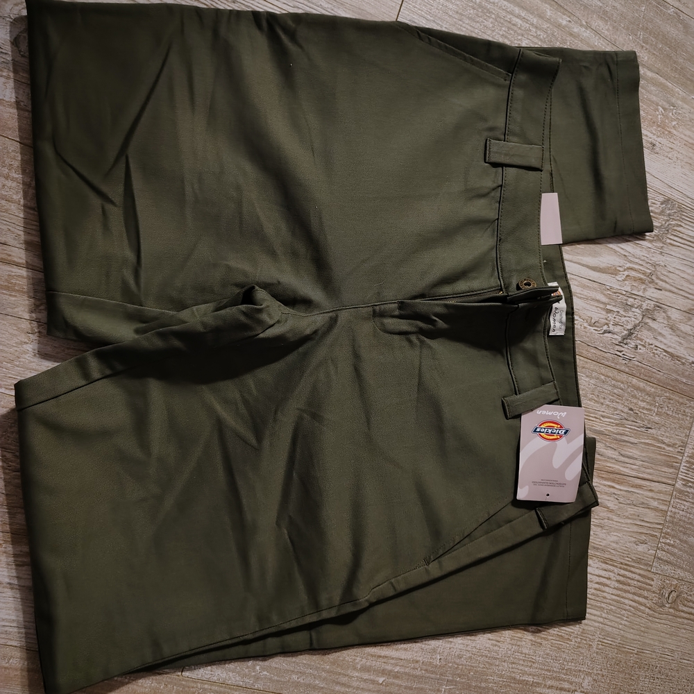 Dickies Olive Green Women's Trousers